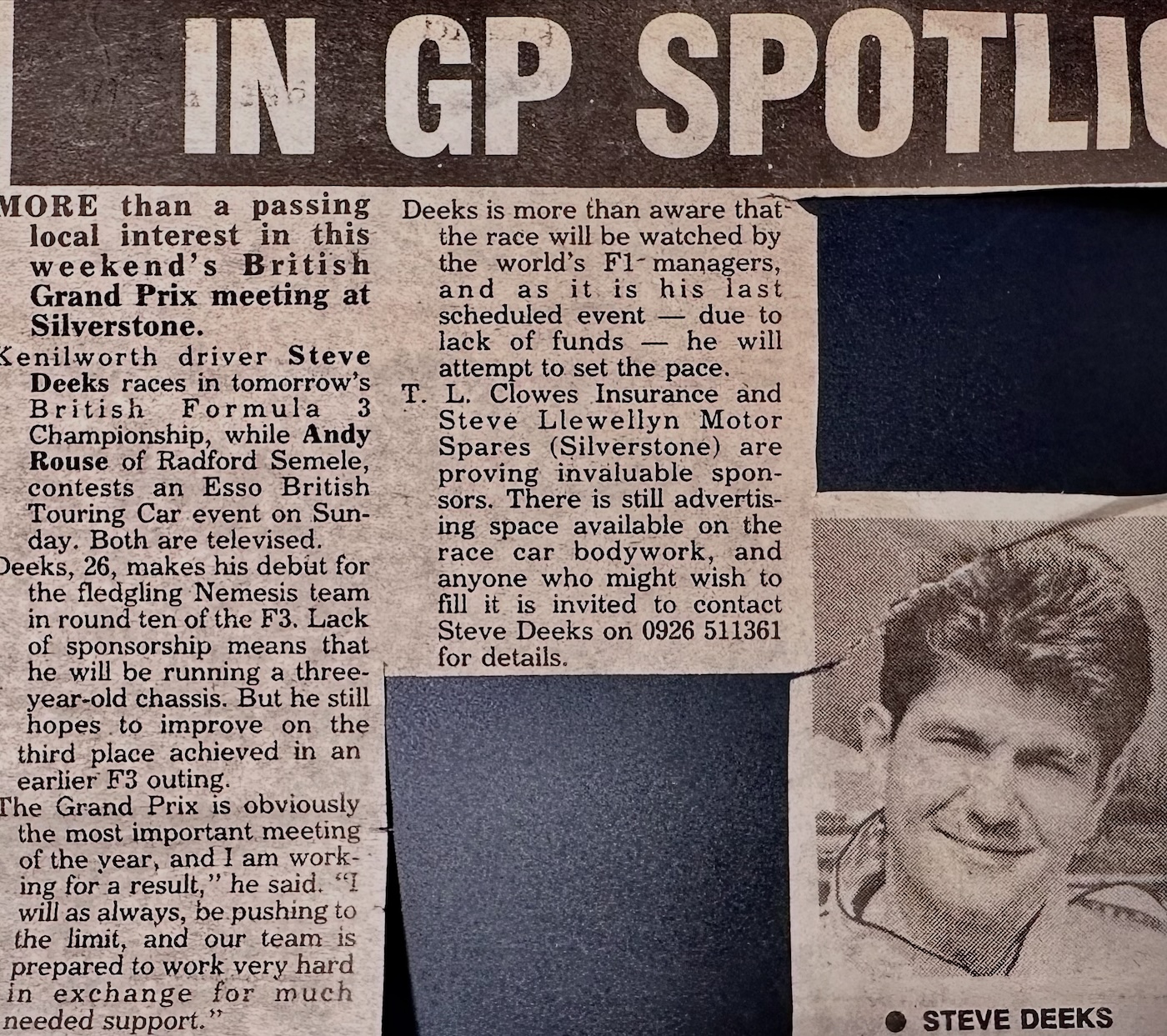 British GP with Kenny Dornan