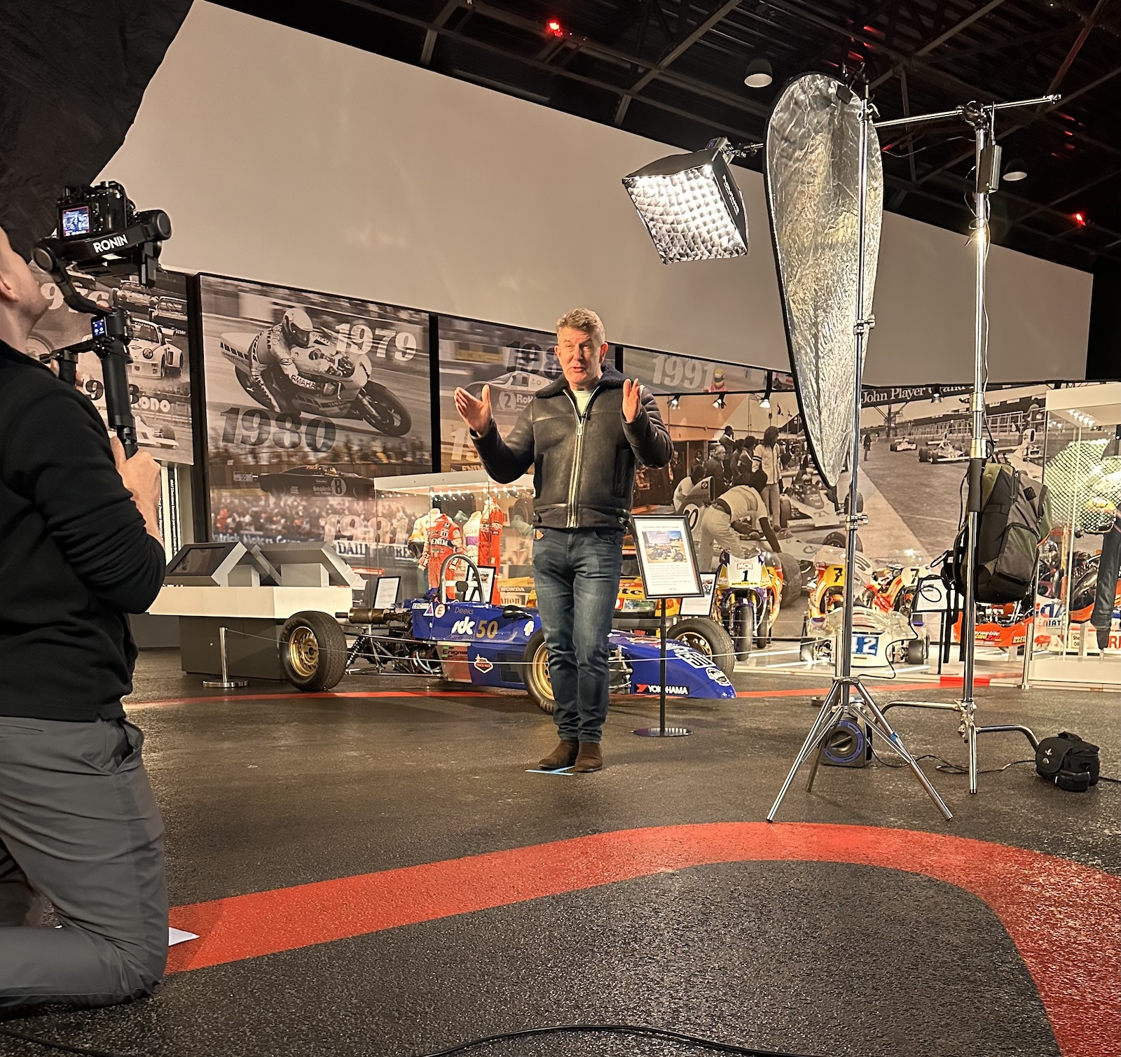 Filming in the Museum for MSUK