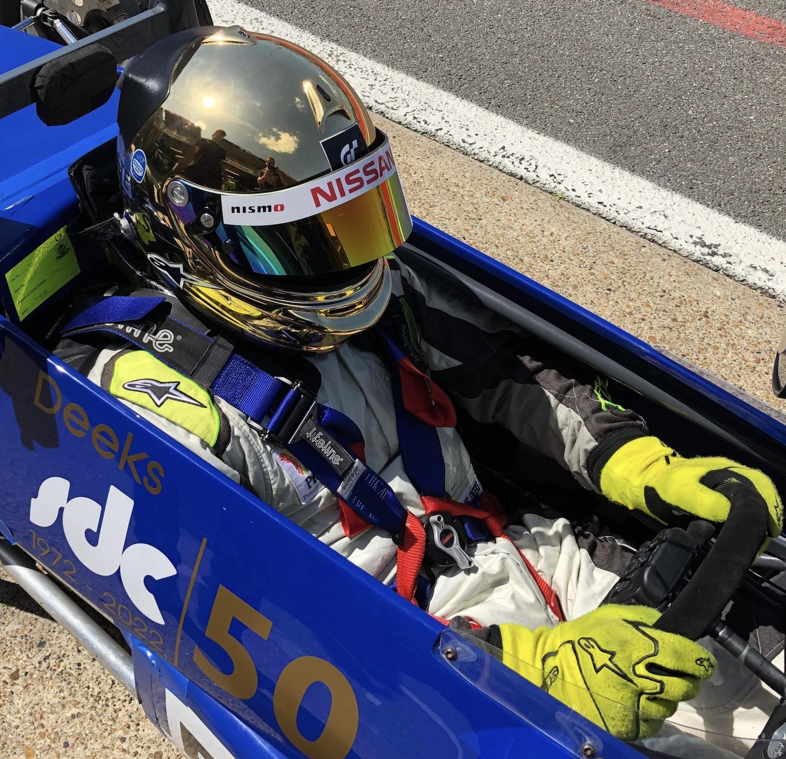 Back at Brands Indy in a FF1600 for the first time since 1989